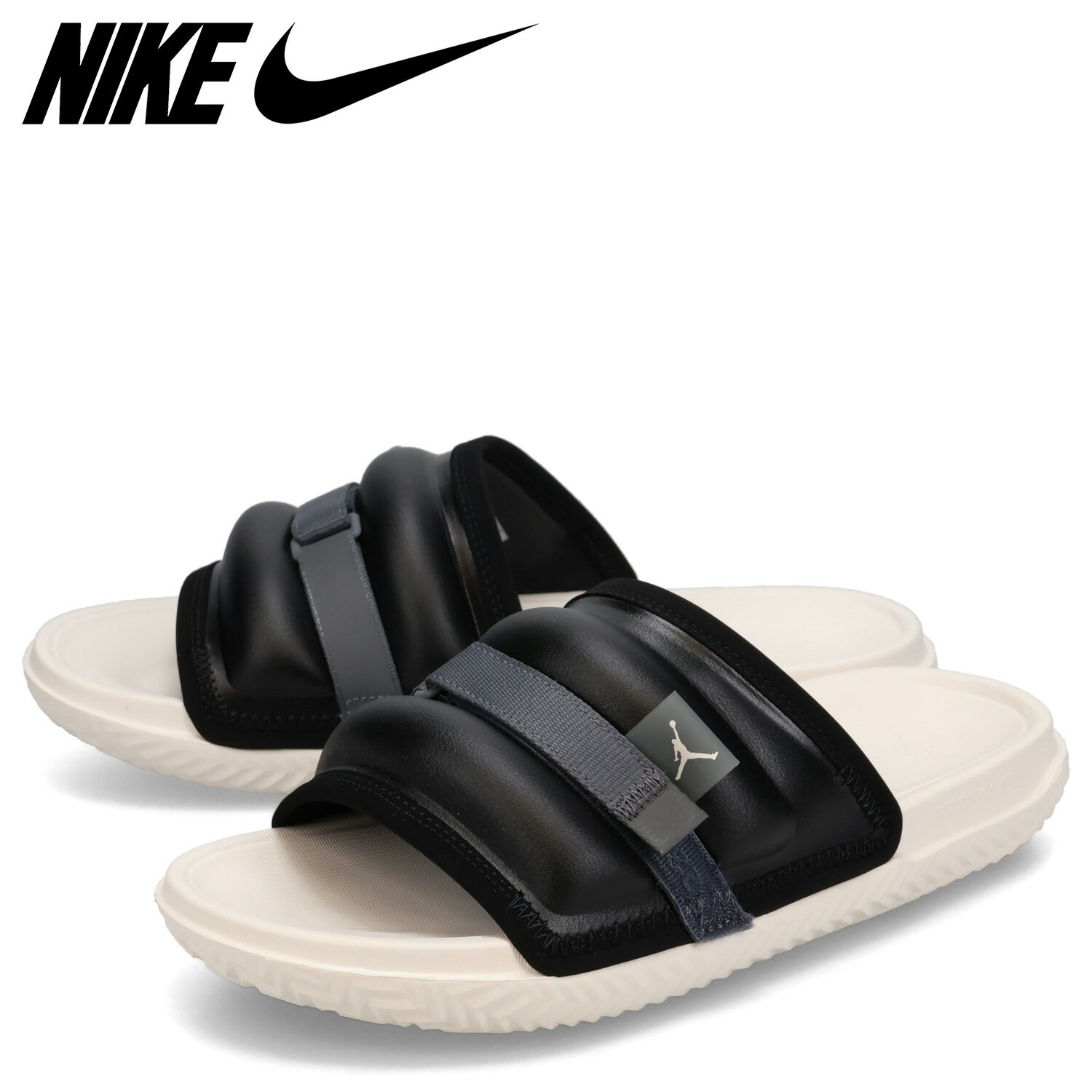 NIKE JORDAN SUPER PLAY SLIDE ナイキ ジョーダン スーパープレイ スライド サンダル スライドサンダル メンズ ブラック 黒 DM1683-010のサムネイル