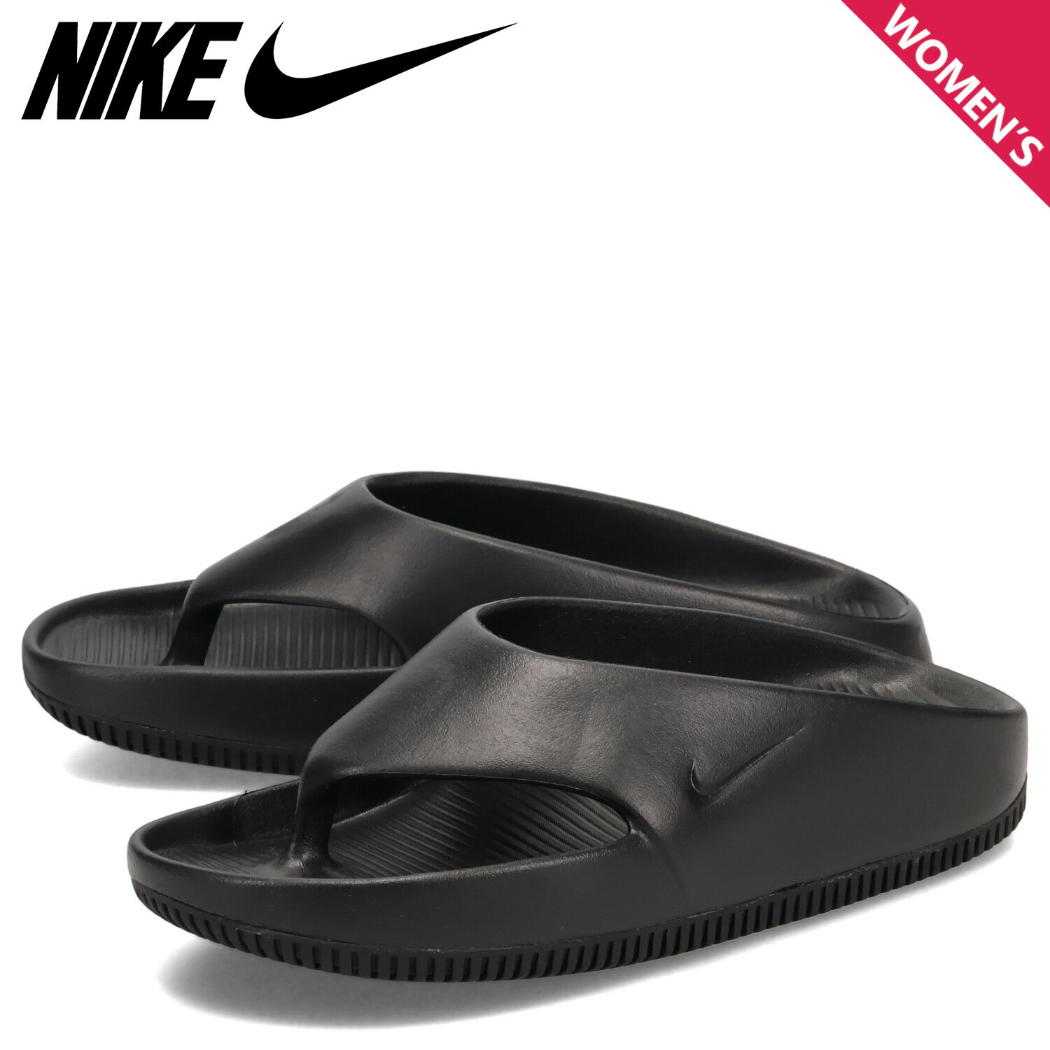 NIKE W CALM FLIP FLOP ナイキ カーム フリップ フロップ サンダル トングサンダル レディース ブラック 黒 FD4115-001