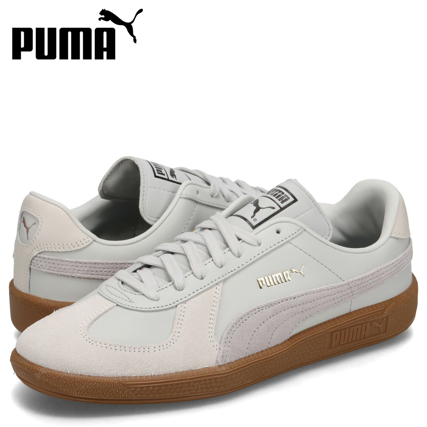 PUMA プーマ スニーカー アーミートレーナー メンズ ARMY TRAINER ライト グレー 386607-14