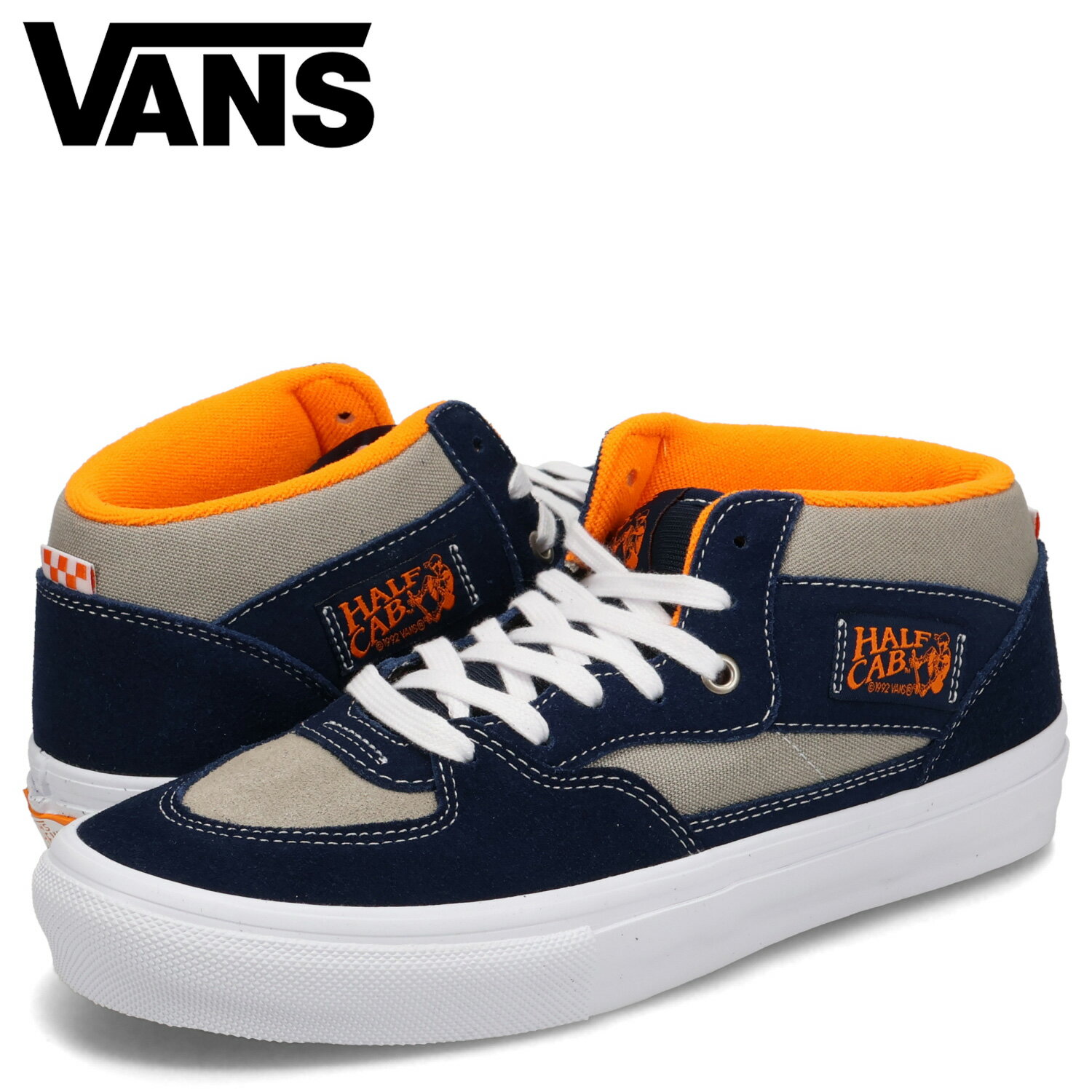 VANS ヴァンズ ハーフキャブ スニーカー メンズ バンズ HALF CAB ネイビー VN0A5FCDY04