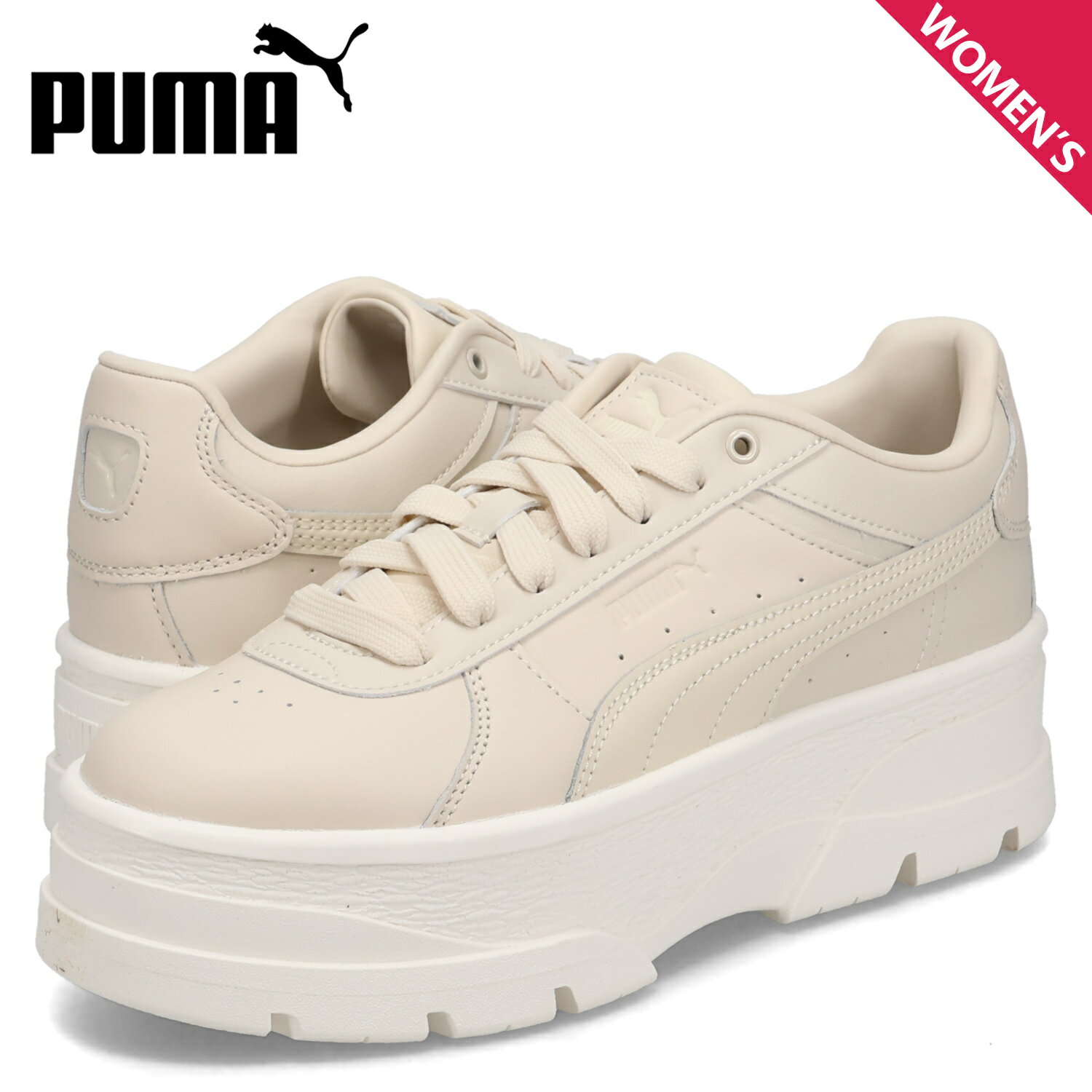 【 最大1000円OFFクーポン配布中 】 PUMA プーマ スニーカー リヴォ レディース 厚底 RIVO WMNS ホワイト 白 397731のサムネイル
