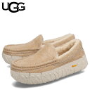 【最大1000円OFFクーポン発行中 10/27 11:59まで!】 UGG アグ スニーカー スリッポン ローファー アスコット ビブラム ラップ テック メンズ ASCOT VIBRAM WRAP TECH ベージュ 1167670