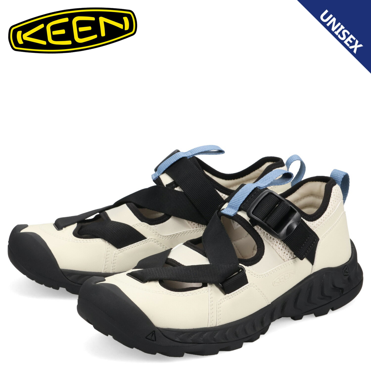 楽天スニークオンラインショップKEEN キーン サンダル スポーツサンダル オールジェンダー フッドゼラ メンズ レディース 軽量 耐久 防滑 HOODZERRA ホワイト 白 1030482