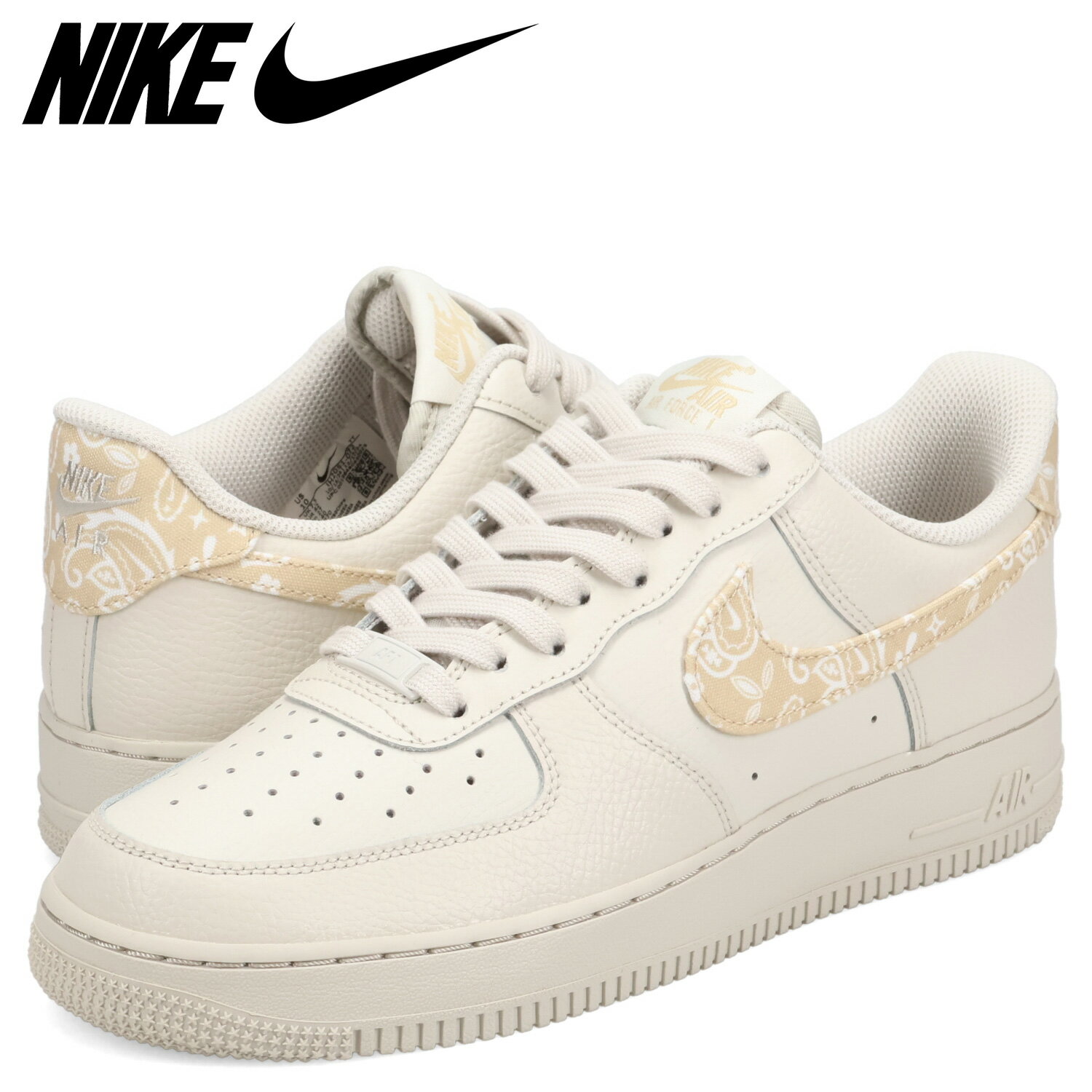 【最大1000円OFFクーポン発行中】 NIKE W AIR FORCE 1 07 ナイキ エアフォース1 07 スニーカー メンズ オフ ホワイト IH2051-072のサムネイル
