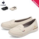 【最大1000円OFFクーポン発行中 10/27 11:59まで!】 ルコック スポルティフ le coq sportif スニーカー パンプス スリッポン LCS ヴォーヌ レディース LCS VOSNE ブラック ベージュ 黒 LU5FSN77LZ