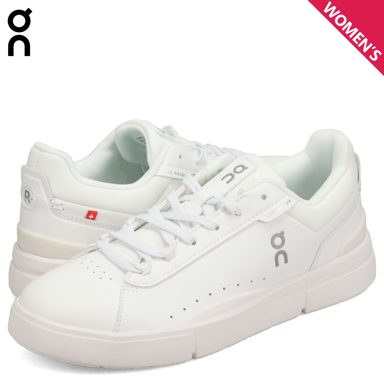 楽天スニークオンラインショップ【最大1000円OFFクーポン発行中 12/11 11:59まで！】 On オン スニーカー ロジャー アドバンテージ レディース THE ROGER ADVANTAGE W ホワイト 白 3WF30391200