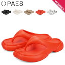 PAES ペイズ サンダル リカバリーサンダル レディース 厚底 軽量 New Flipflop 04 ブラック ホワイト ベージュ シルバー 黒 白