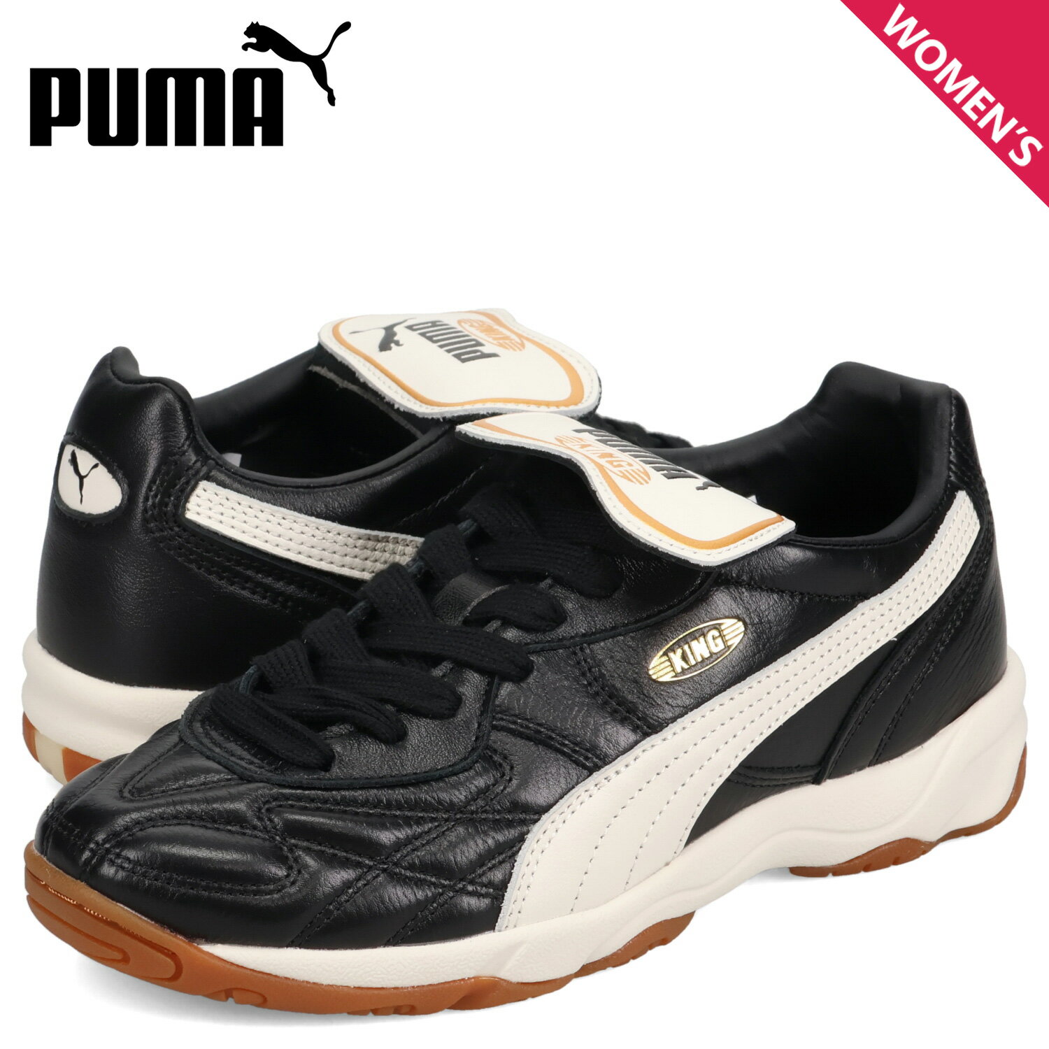 PUMA プーマ スニーカー キング インドア レディース KING INDOOR ブラック 黒 401683