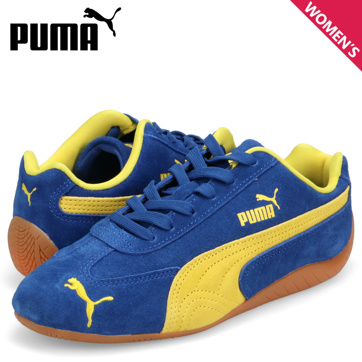 【最大1000円OFFクーポン発行中 11/27 09:59まで！】 PUMA プーマ スピードキャット オージー スニーカー レディース SPEEDCAT OG ブルー 398846-44