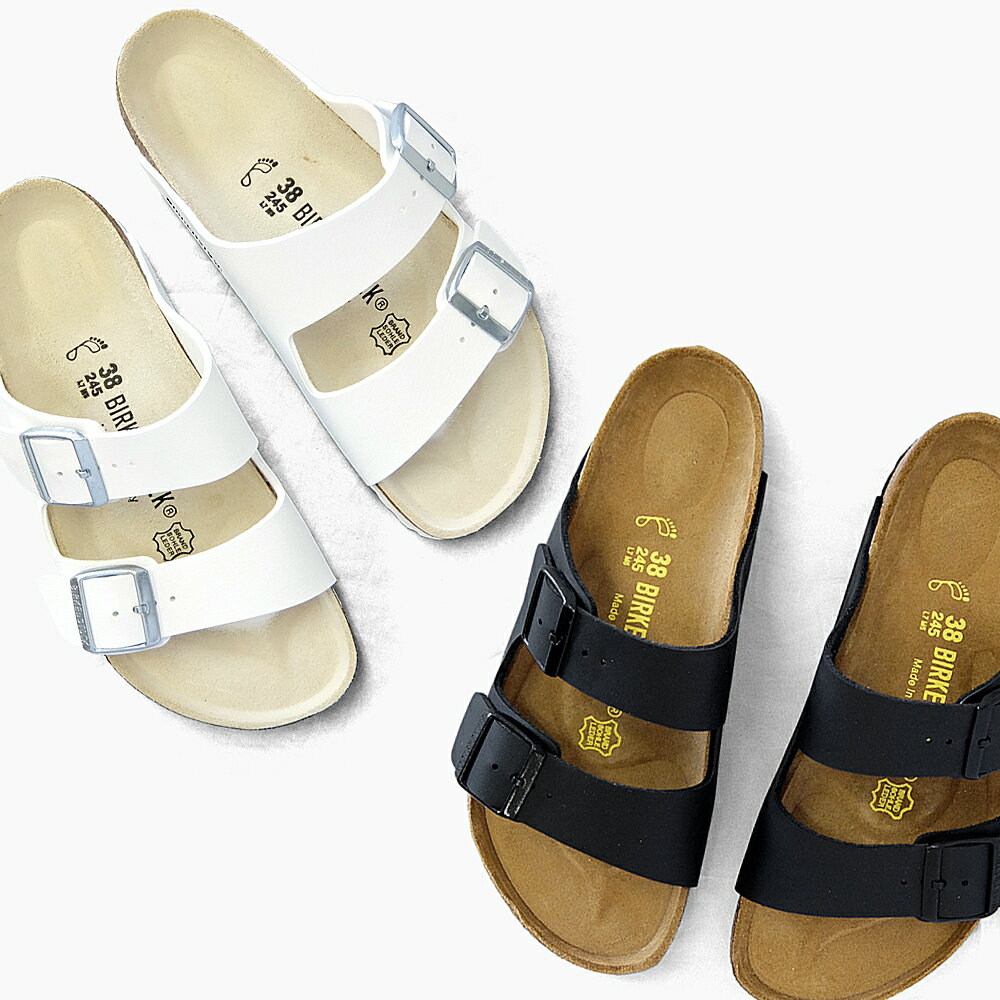 BIRKENSTOCK ビルケンシュトック ARIZONA アリゾナ レディース メンズ 白 黒 サンダル 幅狭 幅広 ベルトタイプ