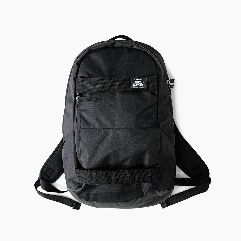 【並行輸入品】バックパック リュック ナイキ エスビー NIKE SB COURTHOUSE [BA5305 BLACK/BLACK/WHITE 010] コートハウス 24L スケートボード リュックサック バッグ デイパック メンズ レディース ロゴ スポーツ ストリート 黒 SKATEBOARDING スケーター SKATER