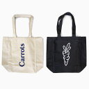 CARROTS CARROT LOGO TOTE BAG キャロッツ トートバッグ CARROTS BY ANWAR CARROTS 新作 キャンバス ショッパーバッグ エコバッグ バッグ プレゼント