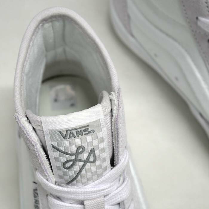 VANS SKATE THE LIZZIE VN0A4BX1COI[バンズ ザ・リジー][レディース/ヴァンズ/ハイカット/スケボー シューズ/スニーカー/スケシュ−/グレー白/スエード/キャンバス/プロ/USA企画/新作]