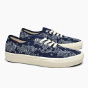 VANS SKATE AUTHENTIC VN0A5FC8FRP バンズ スケートオーセンティック ペイズリー レディース/ヴァンズ/スニーカー/スケシュ－/ネイビー/テキスタイル/プロ/PRO/USA企画