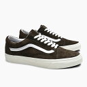 VANS OLDSKOOL VN0A5JMI8DB[バンズ オールドスクール ピッグスエード ブラウン][茶色/レディース/スニーカー/撥水/US企画]