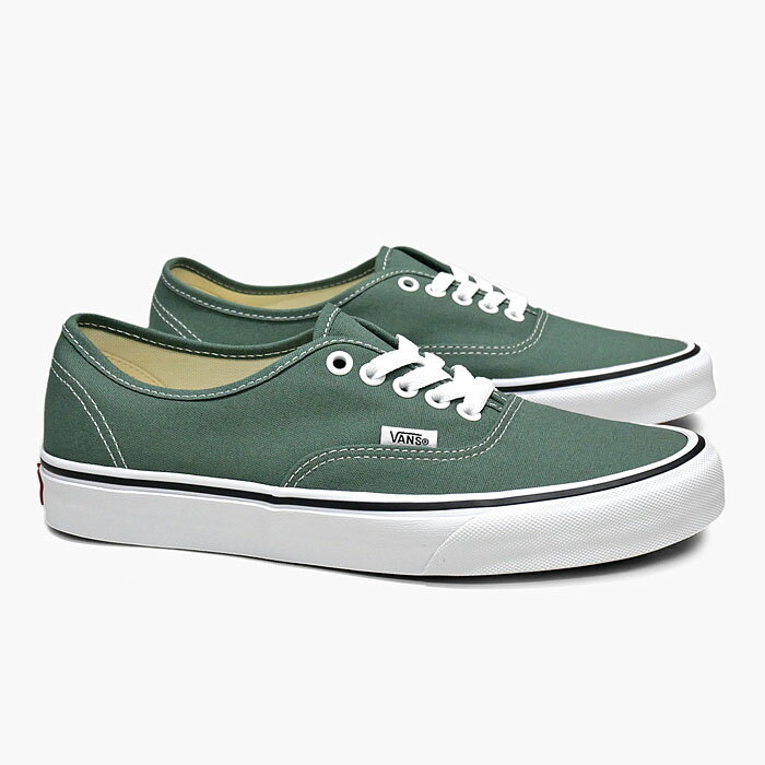 バンズ オーセンティック VN0A5JMPYQW VANS AUTHENTIC [COLOR THEORY DUCK GREEN 緑 カーキグリーン][ヴァンズ スニーカー メンズ キャンバス US企画]