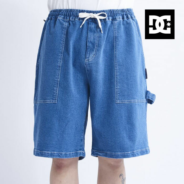 【DC デニムパンツ】DC 23 SUPER WIDE DENIM SHORT INDIGO DW231030 IND[ディーシ－シューズ スーパー ワイド デニムショーツ][DCシューズ メンズ ペインターパンツ ハーフパンツ ショートパンツ]