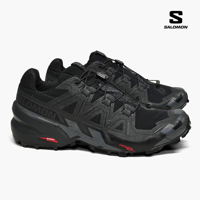 【毎日発送】サロモン トレイルランニングシューズ メンズ レディース SALOMON SPEEDCROSS 6 M/L41737900 W/L41742800 スピードクロス6 軽量 トレランシューズ ハイキングシューズ 黒