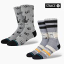 STANCE MANDELA スタンスソックス メンズ 靴下 ネルソン マンデラ/スタンス/ソックス/コラボ/STANCEソックス/紳士用/黒/グレー/コラボ/クルー丈