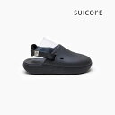 スイコック サンダル メンズ 【スイコック サンダル】SUICOKE CAPPO BLACK OG-INJ-03-BLK[カッポ 黒 メンズ レディース 厚底 抗菌 スライド スリッポン]