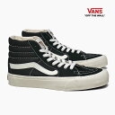 バンズ スケートハイ VN0005UN1KP[VANS SK8-HI VR3 新作 サステナブル][ヴァンズ スニーカー ハイカット メンズ レディース キッズ 黒 スエード キャンバス US企画]