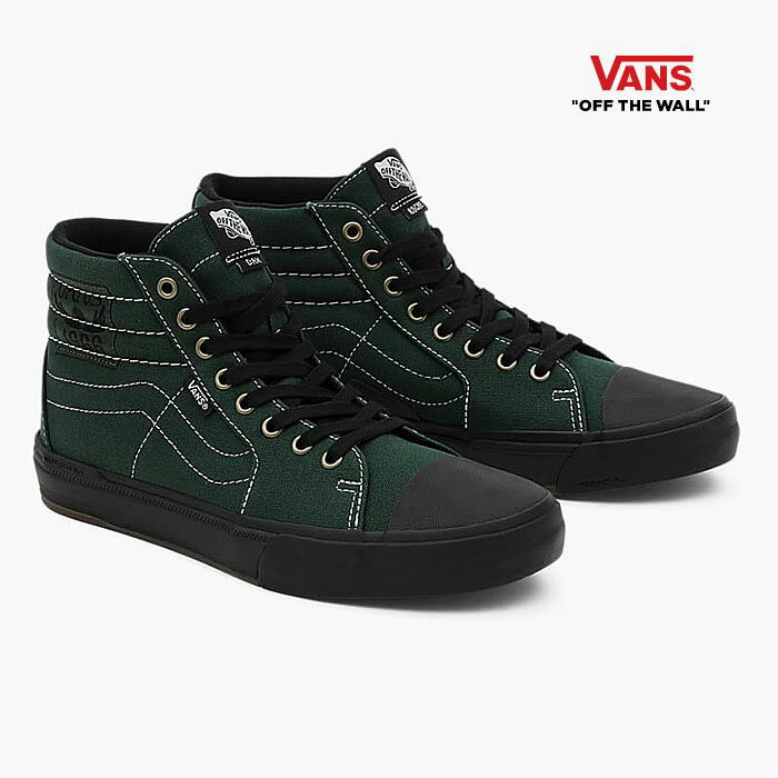 バンズ スケートハイVANS BMX SK8-HI 238 VN0007RA203 ヴァンズ メンズ スニーカー 緑 黒 自転車 ビーエムエックス キャンバス ラバー US企画