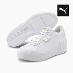 【毎日発送】プーマ 厚底スニーカー レディース カリ ウェッジ ウィメンズ 白 レザー 人気 PUMA CALI WEDGE W 373438-01