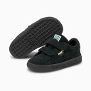 プーマ ベビー スニーカー スウェード クラシック ベルクロ PUMA SUEDE CLASSIC XXI V INFANT 380564-04 オールブラック スエード ガールズ ボーイズ キッズ 黒 3