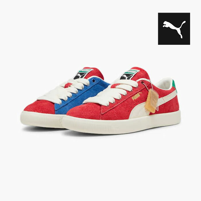 プーマ スウェード ヴィンテージ オリジナル PUMA SUEDE VTG OG 393116-01 メンズ スニーカー マルチカラー 赤 青 緑 スエード