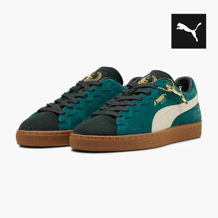 プーマ スウェード ステイプル メンズ スニーカー PUMA SUEDE STAPLE 393542-01 スエード 緑 コラボ