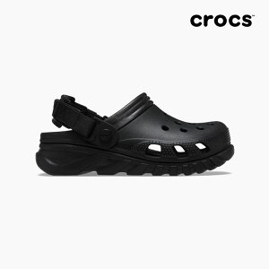 【毎日発送】クロックス キッズ デュエット マックス クロッグ CROCS KIDS DUET MAX II CLOG BLACK 208774 001 サンダル ボーイズ ガールズ 黒 サポ 軽量