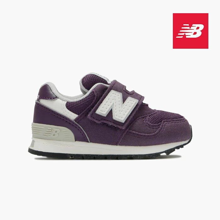 楽天スニーカー 坊主ニューバランス キッズ スニーカー NEW BALANCE IO313JE インファント 子供靴 ベビーシューズ 紫 パープル ベルクロ