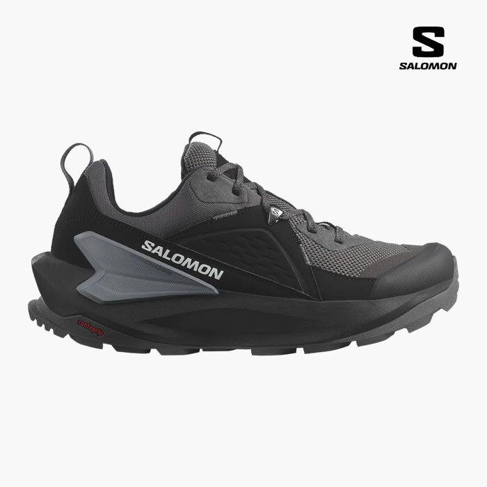 SALOMON サロモン メンズ 厚底 ハイキングシューズ エリクサー ゴアテックス スニーカー 新作 黒 防水透湿 ELIXIR GTX L47295700