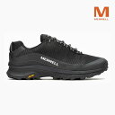 メレル トレッキングシューズ モアブ スピード ストーム ゴアテックス 新作 MERRELL MOAB SPEED STORM GORE-TEX 067549 メンズ 黒 防水 透湿 軽量 トレイルランニングシューズ ハイキングシューズ ビブラムソール Vibram