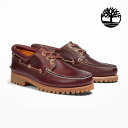 ティンバーランド スリーアイ デッキシューズ 3アイレット TIMBERLAND 3 EYELET CLASSIC LUG BURGUNDY 050009 クラシックラグ メンズ レザー モカシンシューズ バーガンディ 赤茶色 定番