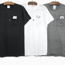 RIPNDIP リップンディップ Tシャツ 半袖 白/黒/グレー LORD NERMAL POCKET S/S TEE BLACK/WHITE/GREY メンズ/レディース ポケット RIP N DIP コットン プリント スケートボード ストリート 猫 RIPNDIP プレゼント