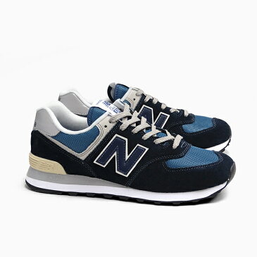 【25%OFF】ニューバランス 574 NEW BALANCE ML574 DARK NAVY メンズ レディース スニーカー ML574ESS スエード ダークネイビー 紺色 M574 NEWBALANCE SNEAKER MEN'S LADIES WOMEN'S プレゼント
