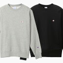 チャンピオン トレーナー メンズ チャンピオン クルーネックスウェットシャツ CHAMPION CREW NECK SWEATSHIRT メンズ ベーシック トレーナー オックスフォードグレー/黒 C3-Q001