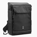 CHROME VOLCAN BACKPACK BG260BKTP[クローム ボルカン バックパック][黒 31L タープ 防水 リュック バッグ ビジネス ノートPC ラップップ タブレット対応 ストリート 耐水 撥水 防水 自転車 保護 日本正規取扱店]