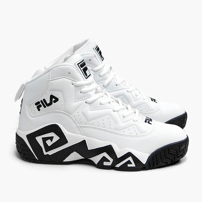 FILA MB FHE102 0005[フィラ マッシュバーン ホワイト][スニーカー/メンズ/レディース/バスケットボールシューズ/NBA/シグネチャーモデル/白/厚底/靴]