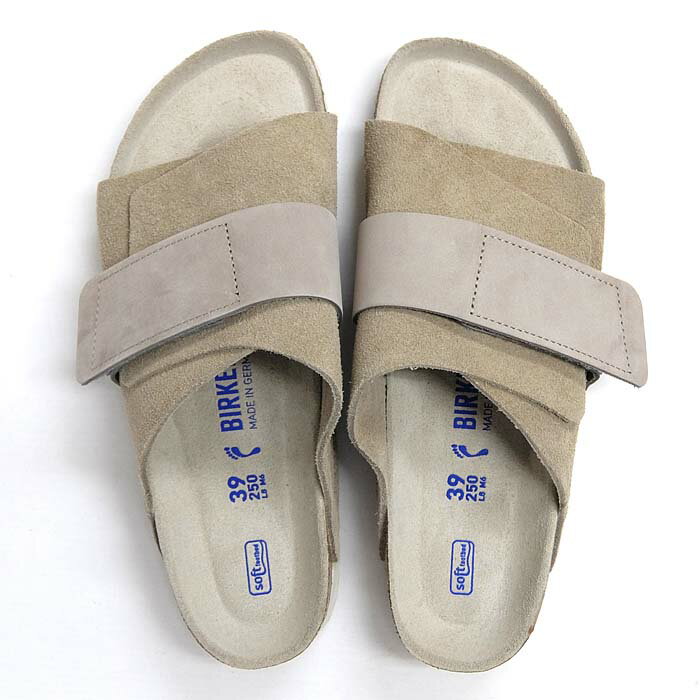 BIRKENSTOCK KYOTO 1019292[ビルケンシュトック キョウト][ベージュ グレー/メンズ/レディース/ヌバック/スウェード レザー/ソフトフットベッド/ビルケン/チューリッヒ] 3