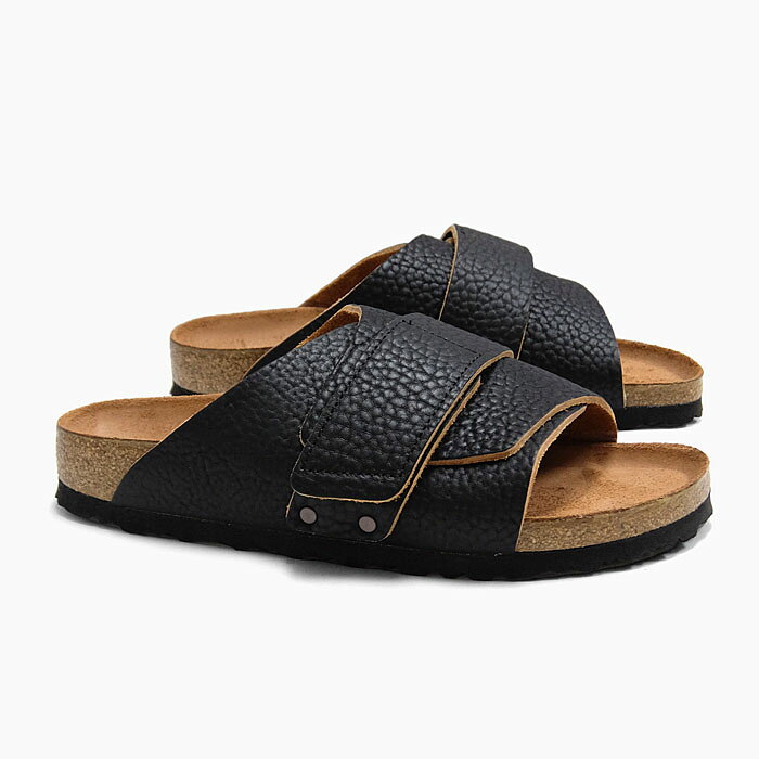 BIRKENSTOCK KYOTO 1019733[ビルケンシュトック キョウト][黒/メンズ/レディース/レザー/ソフトフットベッド/ビルケン/サンダル/チューリッヒ]