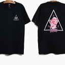 【並行輸入品】HUF RJB TT S/S TEE TS01426 ハフ Tシャツ 半袖/メンズ/黒/ロゴ/コラボ/2021夏