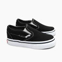 VANS CLASSIC SLIP-ON T VN000EX8BLK[バンズ クラシック スリッポン ベビー][ヴァンズ スニーカー 黒白 キャンバス 赤ちゃん靴 US企画]