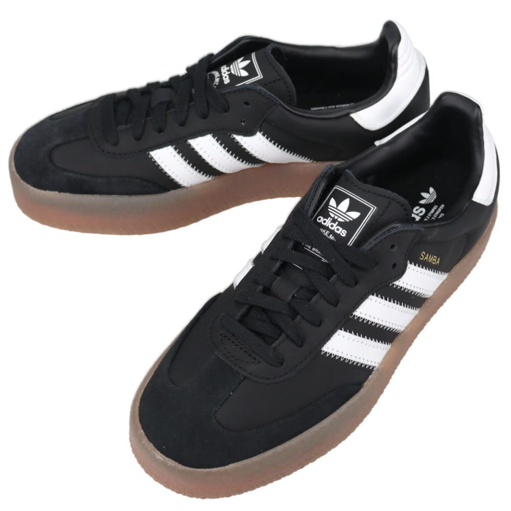 6月限定！最大全額ポイント還元※要エントリー 定番 アディダス adidas スニーカー サンベエ W SAMBAE W Cブラック/Fホワイト/Gメタリック JI1350【GIOK】
