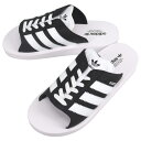 【最大100%ポイントバック 5/1-5/31限定※要エントリー】アディダス adidas サンダル ガゼルビーチスライド GAZELLE BEACH SLIDES コアブラック/フットウェアホワイト/フットウェアホワイト JQ7421 【GIOK】(4)
