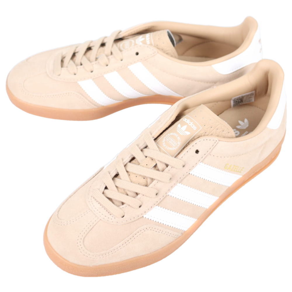 3月限定！最大全額ポイント還元※要エントリー アディダス adidas スニーカー ガゼル インドア GAZELLE INDOOR マジックベージュ/コアホワイト/ガム HQ5154【GKOF】