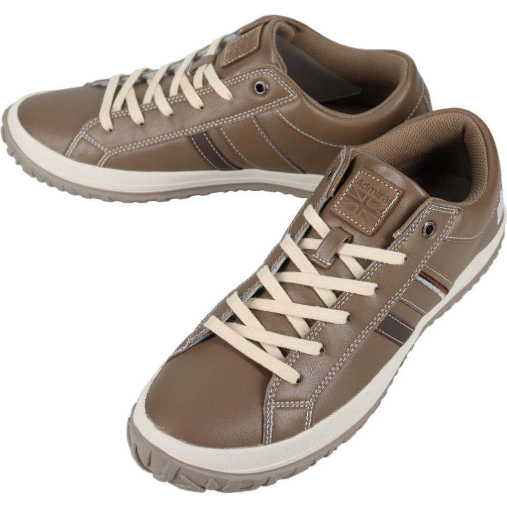 3月限定！最大全額ポイント還元※要エントリー アドミラル Admiral スニーカー アルビー ALBIE ブラウン AD801【GJON】