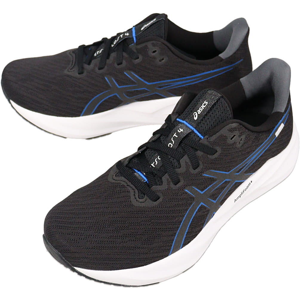 【最大全額ポイント還元※要エントリー】アシックス asics スニーカー バーサブラスト 4 ワイド VERSABLAST 4 WIDE ブラック/イリュージョンブルー 1011B982-002【GJOF】