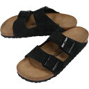 【最大100%ポイントバック7月限定※要エントリー】ビルケンシュトック BIRKENSTOCK サンダル アリゾナ スエードレザー Arizona BS ブラッ...